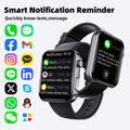 ECG Smart Watch — Blood Pressure, Heart Rate, Blood Oxygen & Glucose Monitor