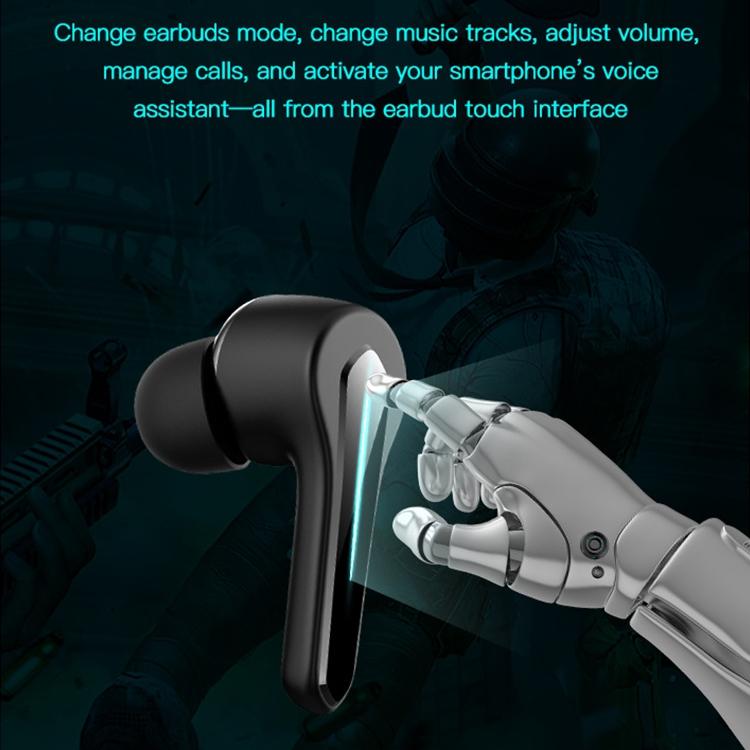 NNEIDS Wireless Gaming Earphones With Low Latency - Black