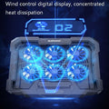 NNEIDS Lcd Gaming Notebook Cooler With Exhaust Fan