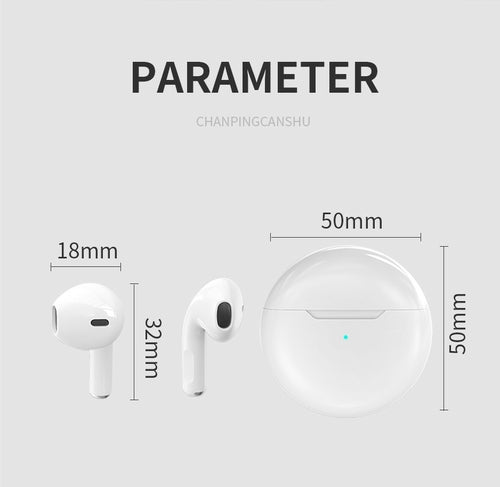 Pro6 TWS Bluetooth Kablosuz Kulaklık | Wireless Earbuds