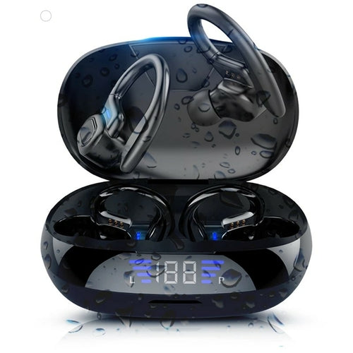 Spor TWS Bluetooth Kulaklık | LED Ekranlı Kablosuz Earbuds