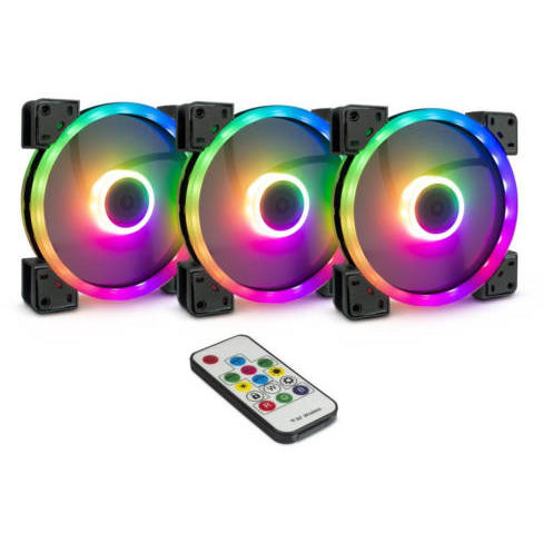 Inter-Tech RS-14 3x RGB Fan Kit