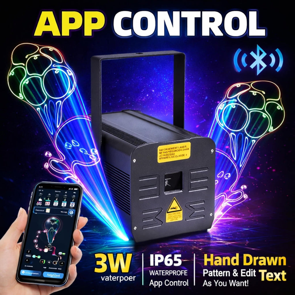 AO10 IP65 App-Controlled Laser Projector for Stage & Club Use-0